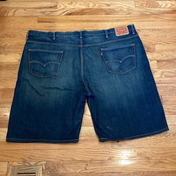 Men’s Levi 569 blue jean denim shorts size 52 - Picture 9 of 9